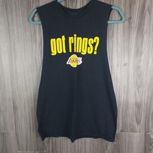 NBA Exclusive Collection Los Angeles Lakers Got Rings 15x Champions Muscle Tee M